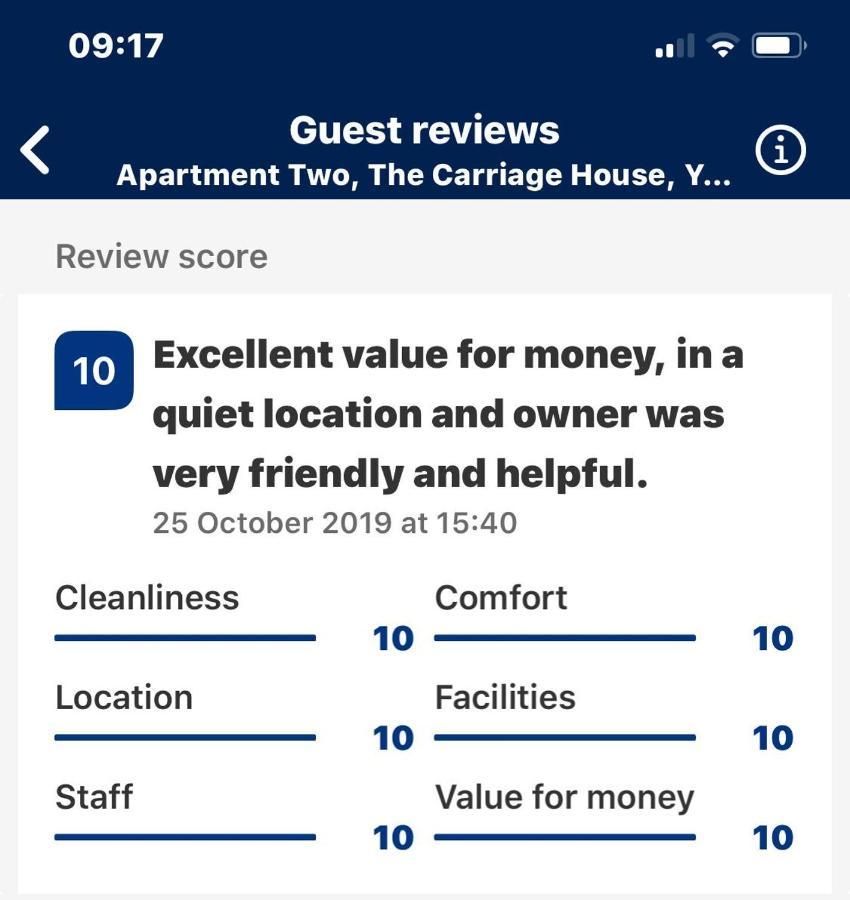 Apartment Two, The Carriage House, Bilbrough, Йорк Екстериор снимка